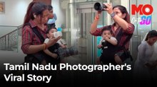 Why this photographer worked with a baby in her arms