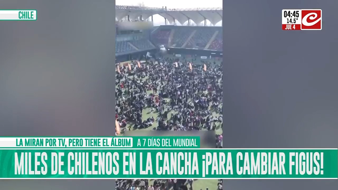 Lo miran por TV pero llenan estadios para intercambiar figuritas