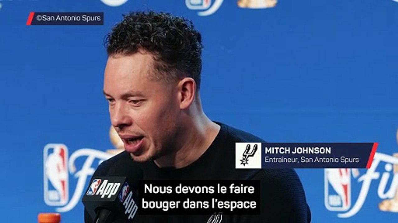Spurs - Johnson : "Wembanyama tirera beaucoup d’enseignements de ce soir"
