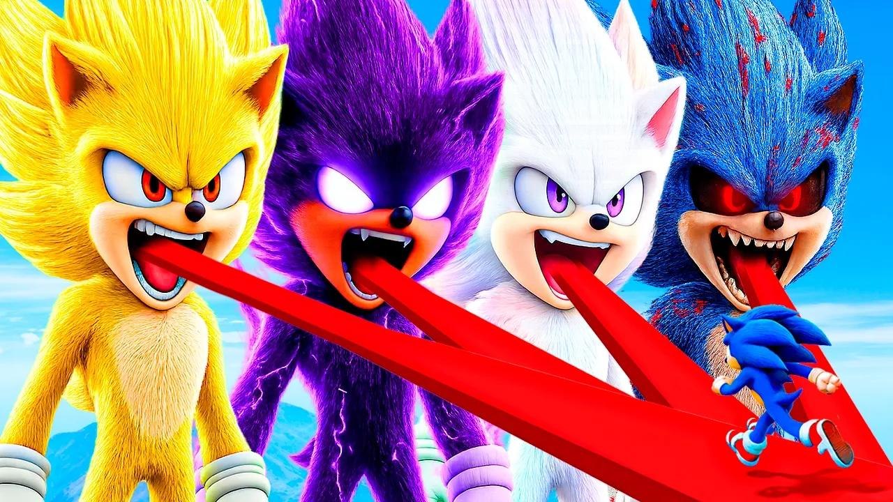 J'incarne toutes les transformations de Sonic dans GTA 5 ! (mod Shin Sonic)