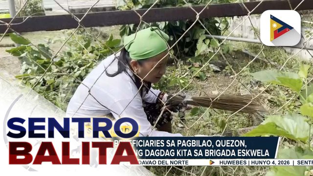 Mga Paaralan sa Pagbilao, Quezon, ikinatuwa ang tulong ng TUPAD beneficiaries sa Brigada Eskwela; TUPAD workers, masaya rin sa ibinigay na oportunidad | ulat ni Mara Grezula - Radyo Pilipinas - Lucena
