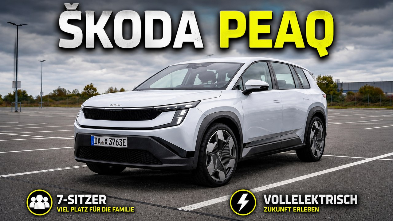 2027 Škoda Peaq als elektrischer Siebensitzer mit frischem Look