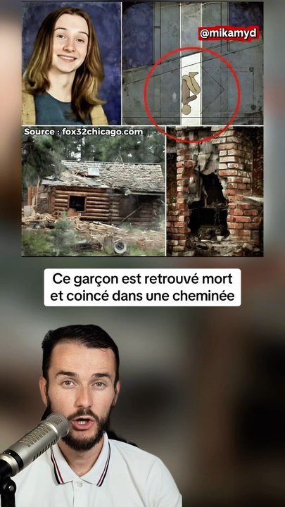 Ce garçon est retrouvé mort est coincé dans une cheminée.