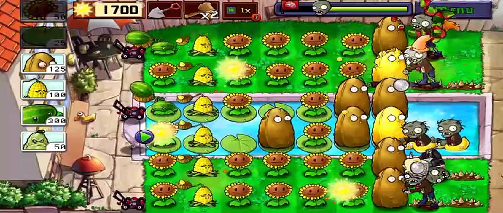 Survival Pool Plant Vs Zombie
