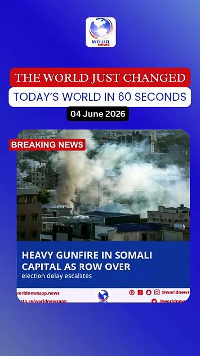 Heavy gunfire in Somali capital as row over election delay escalates