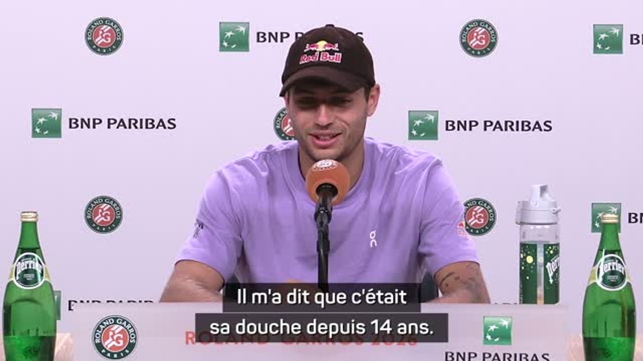 Roland-Garros - Quand Cobolli avoue utiliser... la même douche que Rafael Nadal !
