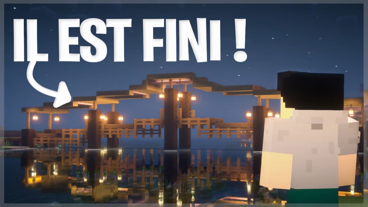 Minecraft Survie Archipel #18 : Inauguration du grand pont et début de la salle des coffres !
