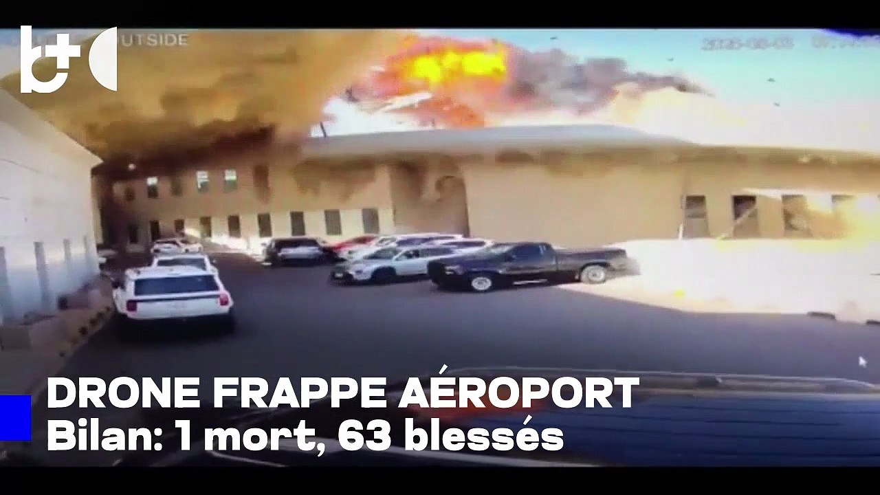 Drone iranien détruit un aéroport: moment effrayant, puissante explosion au Koweït