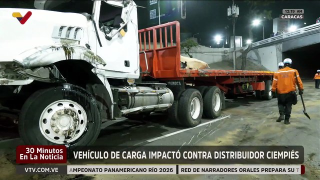 Paramédicos viales atendieron siniestro registrado en la autopista Gran Cacique Guaicaipuro