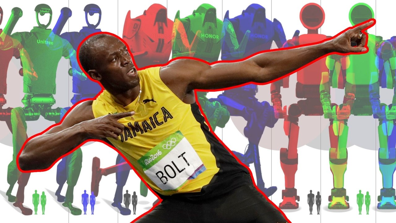 ¿Un robot tan rápido como Usain Bolt? Conozcamos a los candidatos