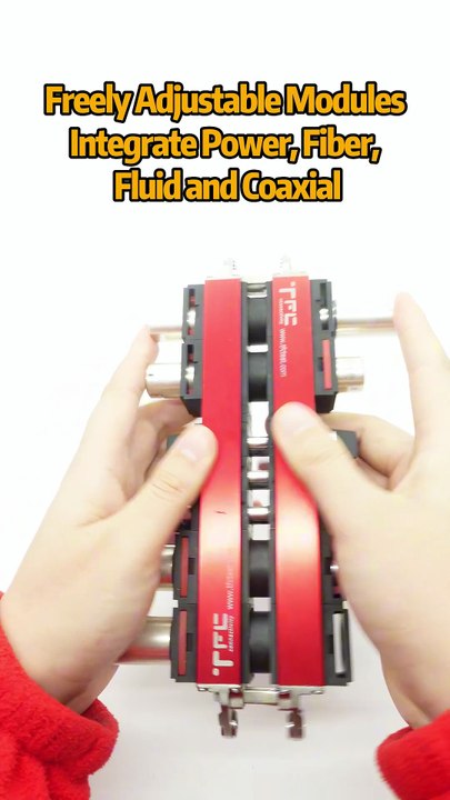 Freely Adjustable ModulesIntegrate Power, Fiber, Fluid and Coaxial.