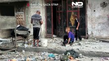 Gaza: moradores avaliam destruição após ataque aéreo israelita