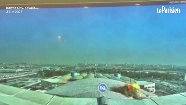 Guerre au Moyen-Orient : les images de la frappe de drone iranien sur l’aéroport du Koweït