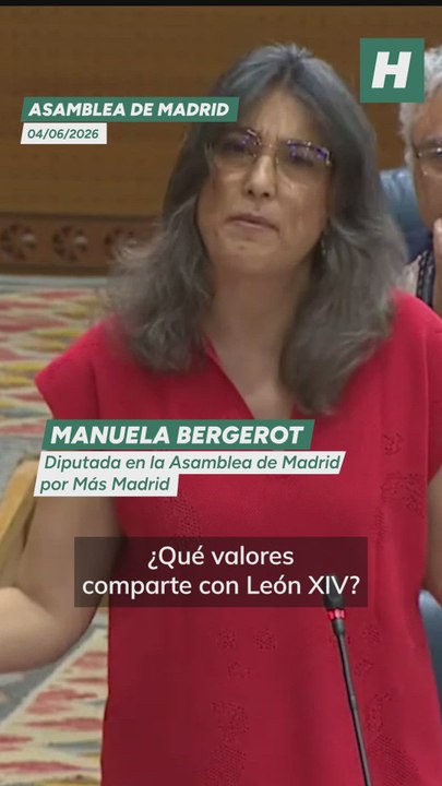 Manuela Bergerot, a Ayuso: "Hoy la izquierda está más cerca de los valores cristianos que quien dejó sin médico a 7291 personas mayores"