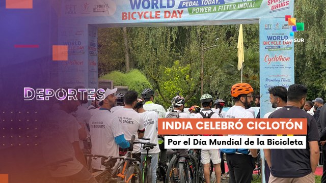 Te lo cuento deportes | India celebró ciclotón por el Día Mundial de la Bicicleta