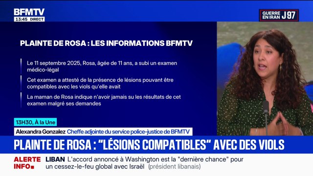 Plainte de Rosa en 2025 contre Jérôme Barella: des lésions compatibles avec des viols selon un examen médico-légal