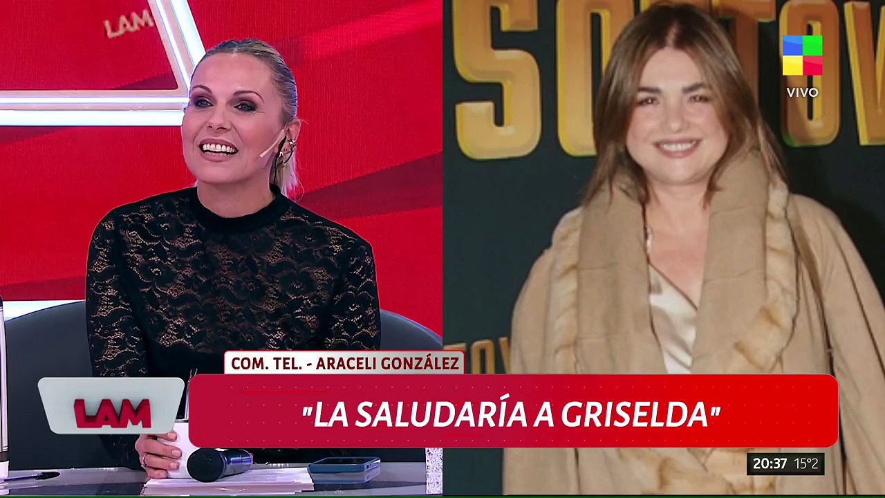 Araceli González reveló la particular idea que le planteó a Griselda Siciliani en el peor momento