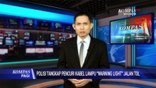 Polisi Tangkap Pencuri Kabel Lampu Warning Light Jalan Tol di Makassar