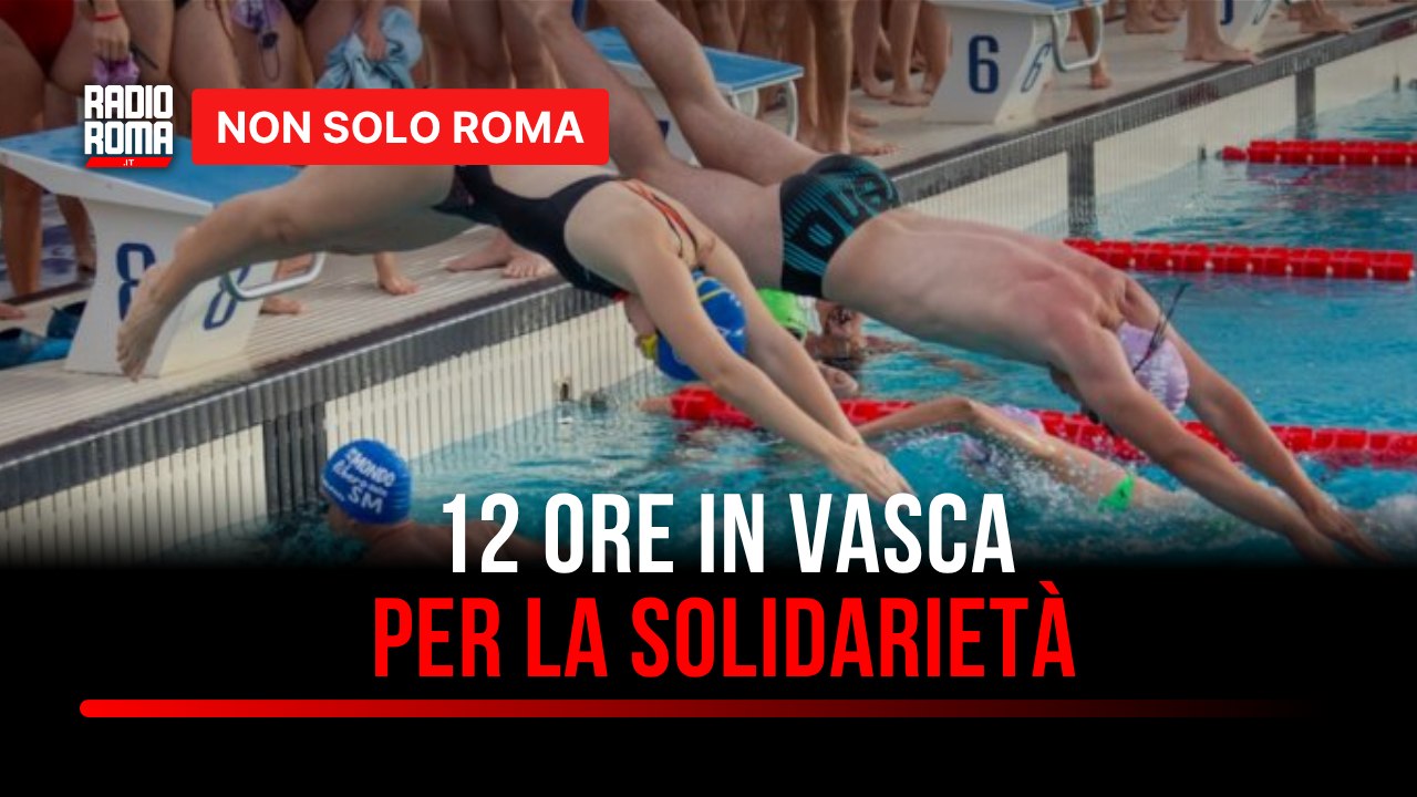 Roma, torna la "12 Ore Nuotando con AmOre" per AISM: 18 team in vasca per la solidarietà