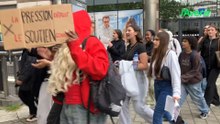 Mobilisation générale à Saint-Gilles : professeurs et élèves réunis