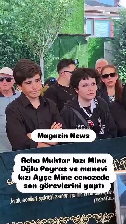 Reha Muhtar’ın cenazesinde kızının mimikleri gündem oldu