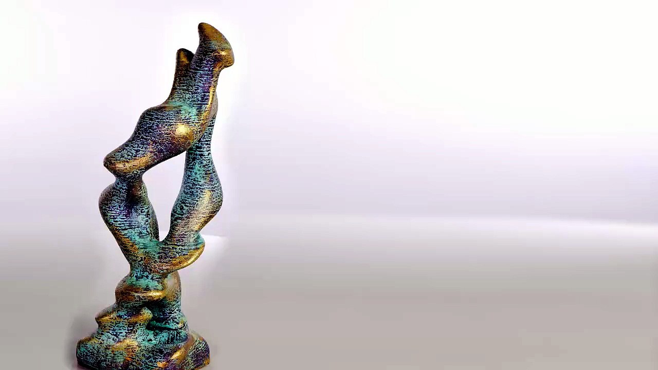 Wolgatreidler Skulptur