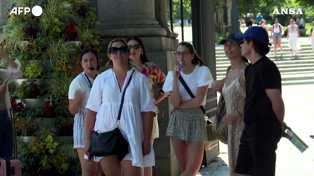 Madrid nella morsa del caldo: le temperature sfiorano i 40 gradi