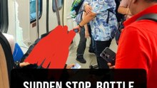 Five hurt after glass panel shatters on KJ train