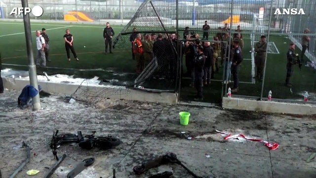 Majdal Shams, il ministro della Difesa israeliano e il capo dell'esercito sul luogo della strage