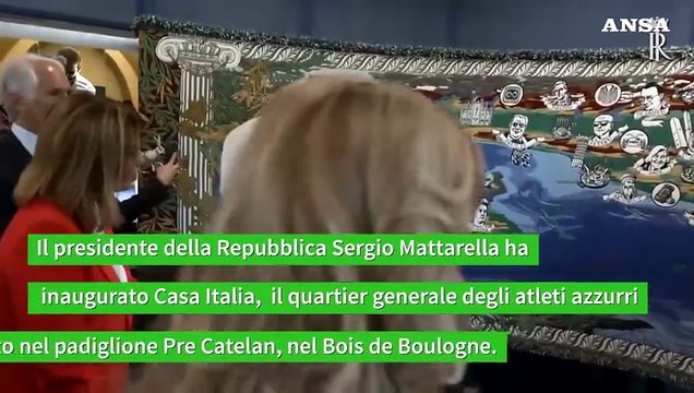 Parigi 2024, Mattarella inaugura Casa Italia