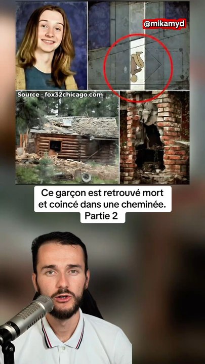 Ce garçon est retrouvé mort et coincé dans une cheminée.