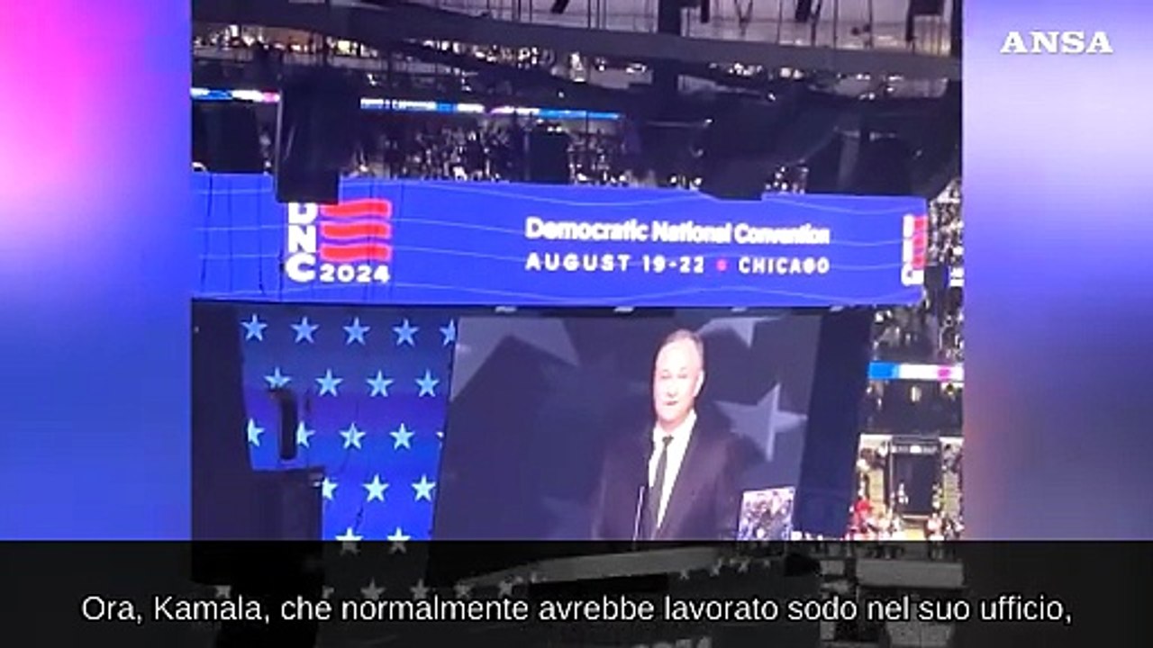 Chicago, il marito di Kamala Harris racconta il loro primo appuntamento