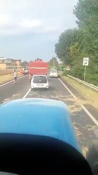 Incidente Trattore Via Langhirano