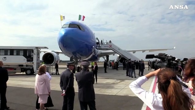Papa: la partenza da Fiumicino per il 45/o viaggio apostolico
