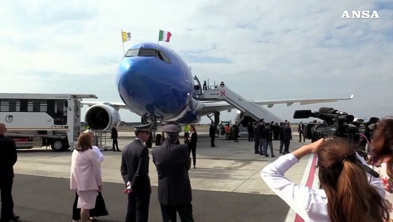 Papa: la partenza da Fiumicino per il 45/o viaggio apostolico