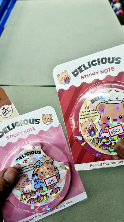 Awesome Cute Donut Shape Sticky Notes Diary 🍩 | Kawaii Stationery Unboxing & Review