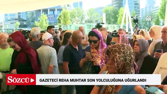 Gazeteci Reha Muhtar son yolculuğuna uğurlandı
