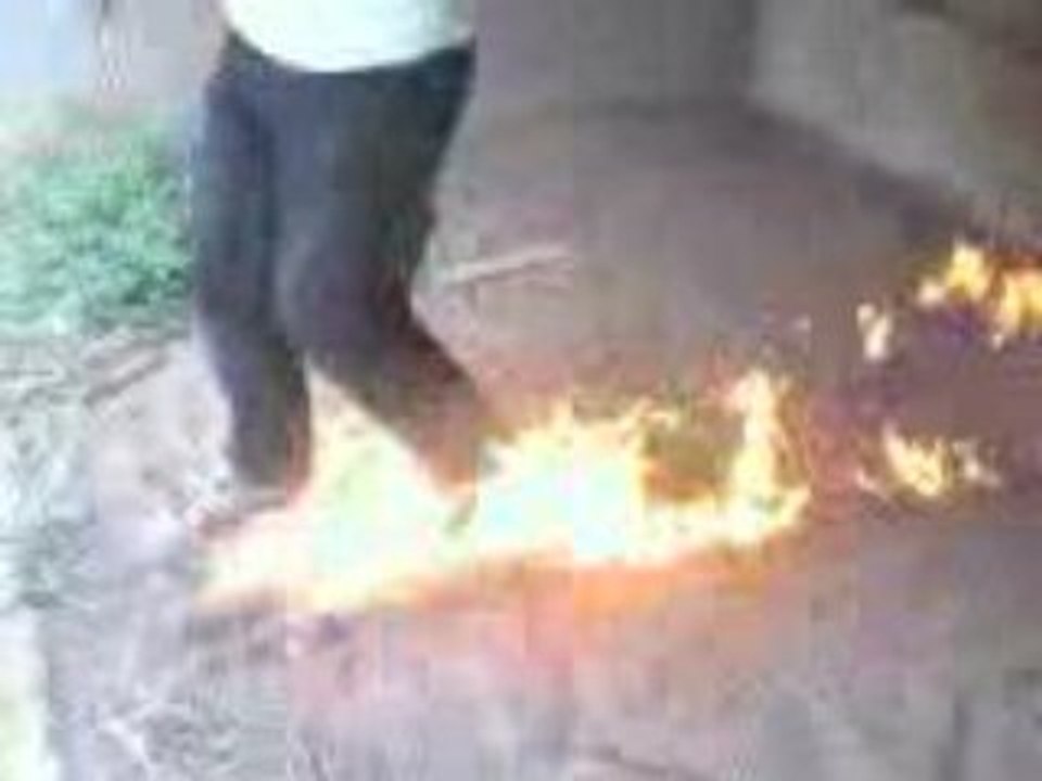 danse dans les flammes