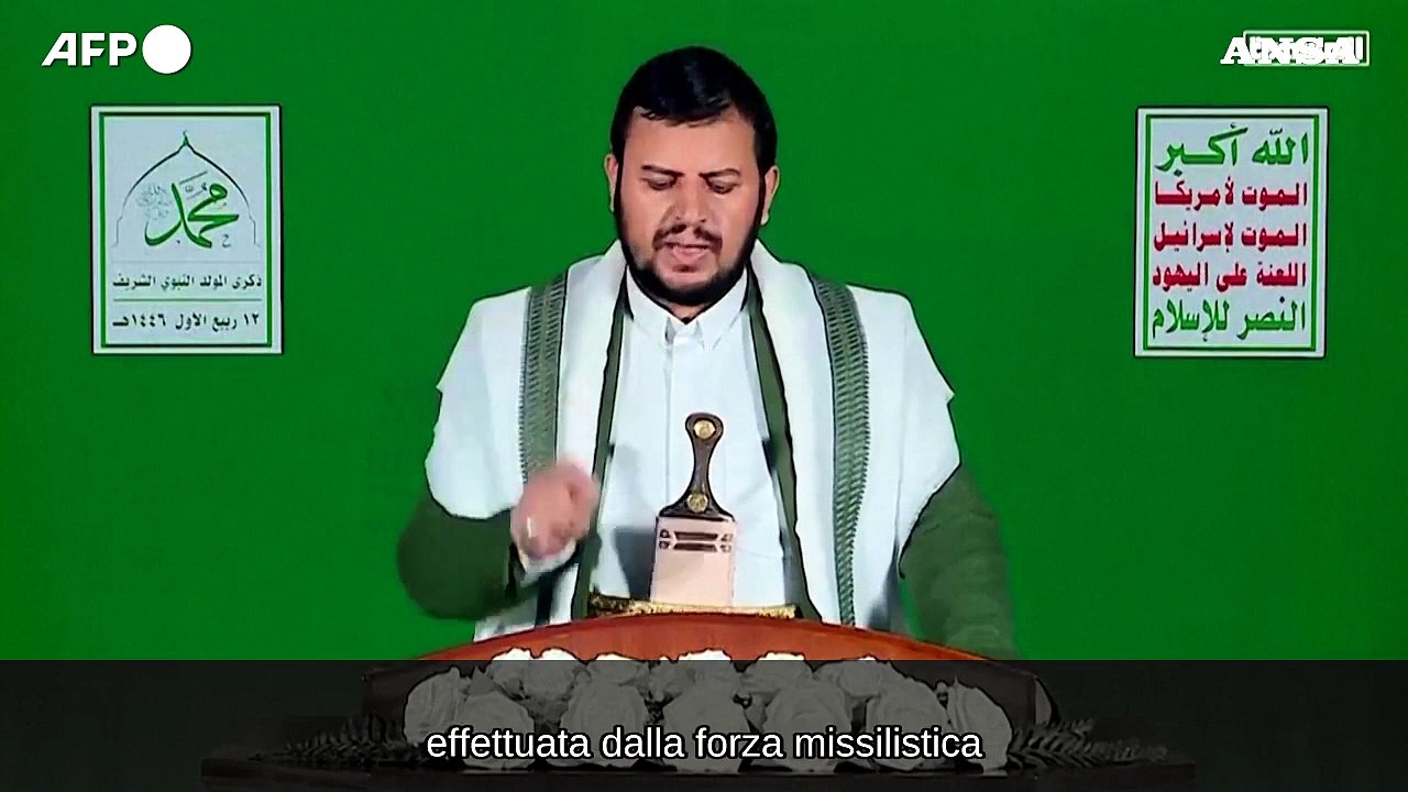 Leader Houthi: "Attacchi piu' massicci contro Israele"