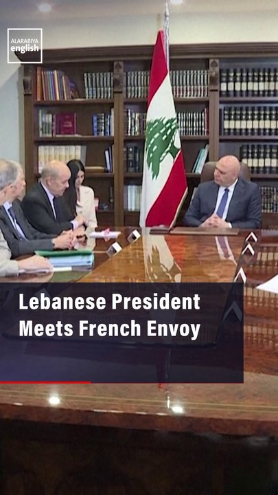 Lebanese President Meets French Envoy