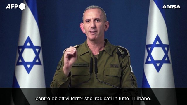 L'esercito israeliano annuncia: Attacchi piu' estesi e precisi in Libano