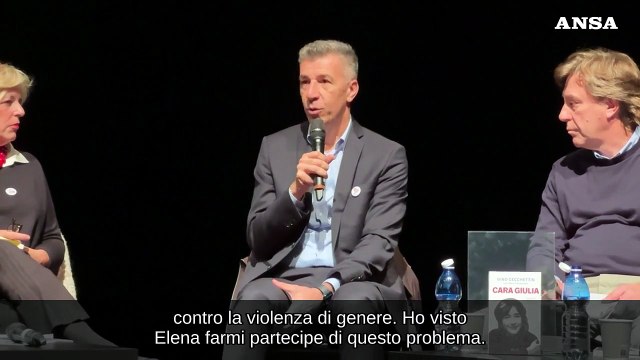 Cara Giulia , Gino Cecchettin al festival Women in the City di Torino
