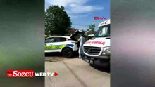İnegöl’de otomobille özel halk otobüsü çarpıştı; 3 yaralı