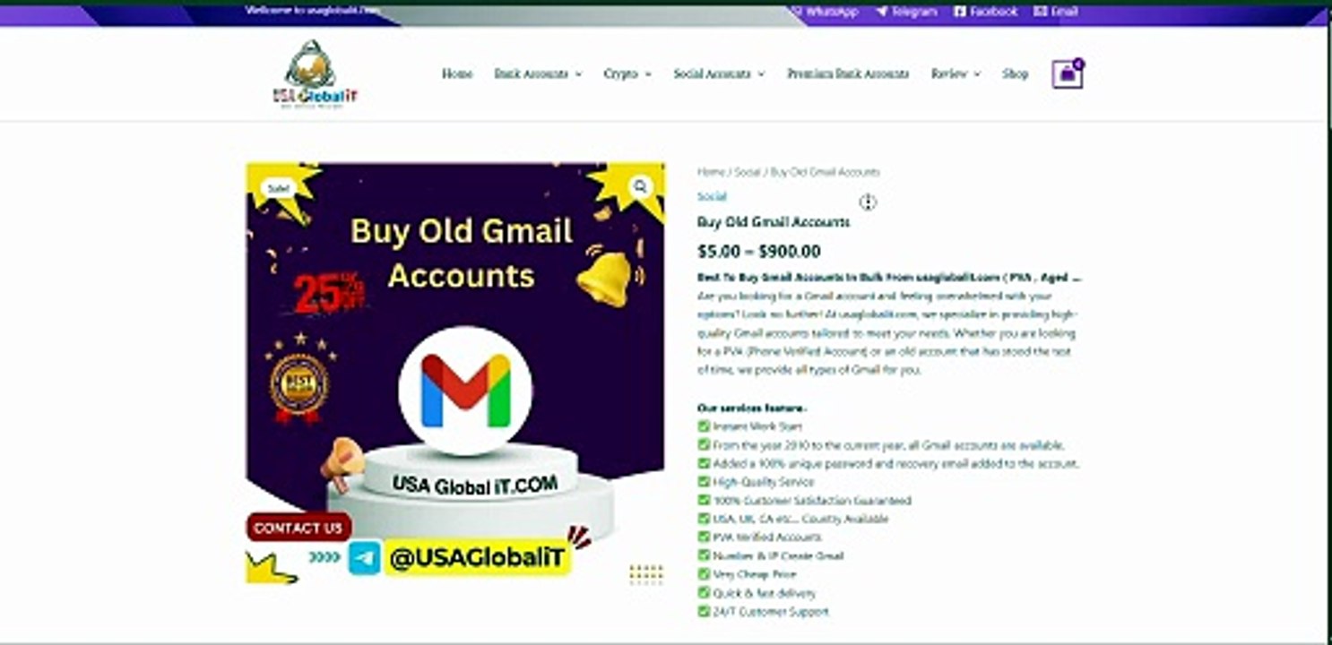 14 Best Sites to Buy Verified Gmail Accounts (Aged or New)