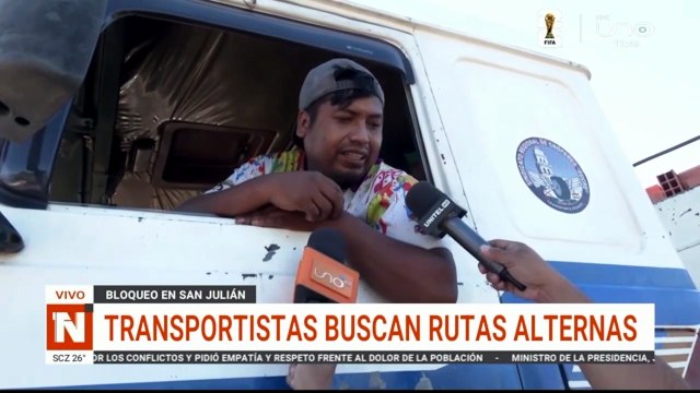 TRANSPORTISTAS BUSCAN RUTAS ALTERNAS EN SAN JULIÁN
