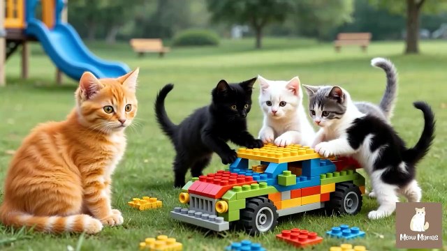 Mama Cat Works Hard on the Farm and Makes Tiger Hat For Kitten's Dream Come True 🐾🎩🐯 - AI Cat Story