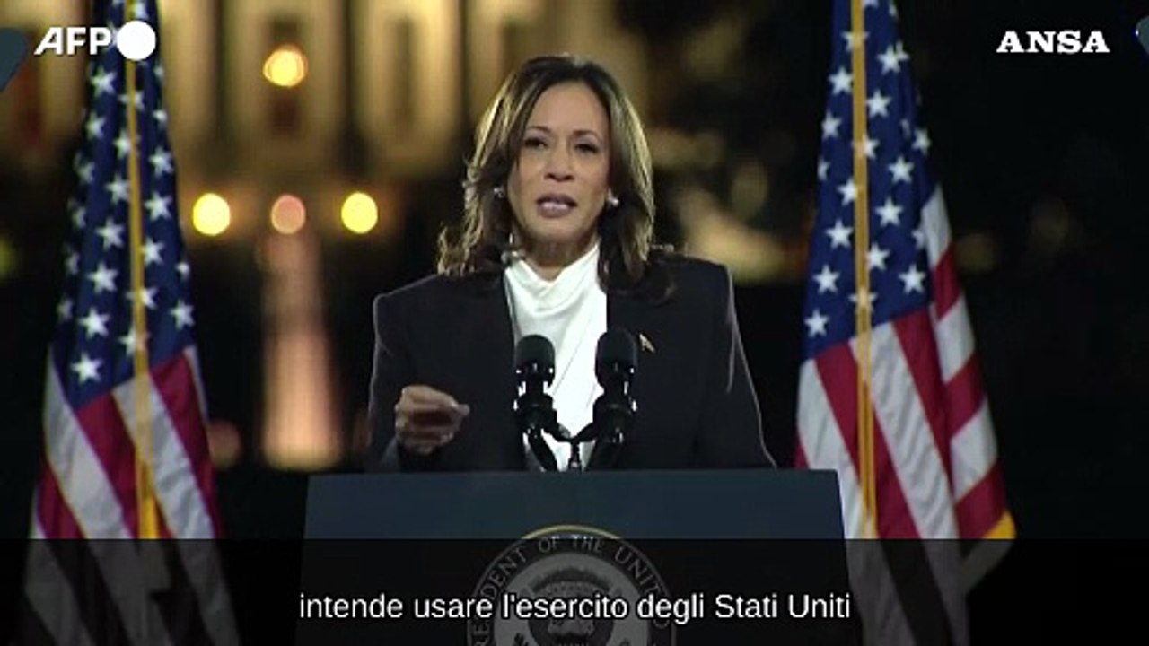 Usa2024, Harris: "Trump vuole un potere incontrollato"