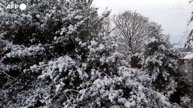 Regno Unito, ondata di gelo e neve nel West Yorkshire