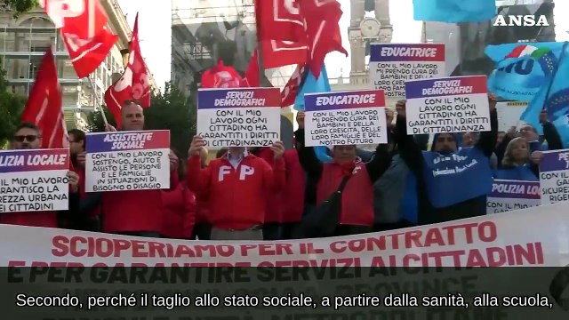 Manovra, flash mob di Fp-Cgil e Uil-Fpl verso lo sciopero del 29 novembre