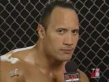 The Rock Interviewed Before His Match